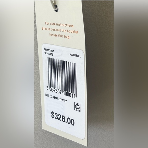 Radley London Liverpool Street 2.0 Orange Blossom Leather Multiway Ivory Handbag - Picture 16 of 16